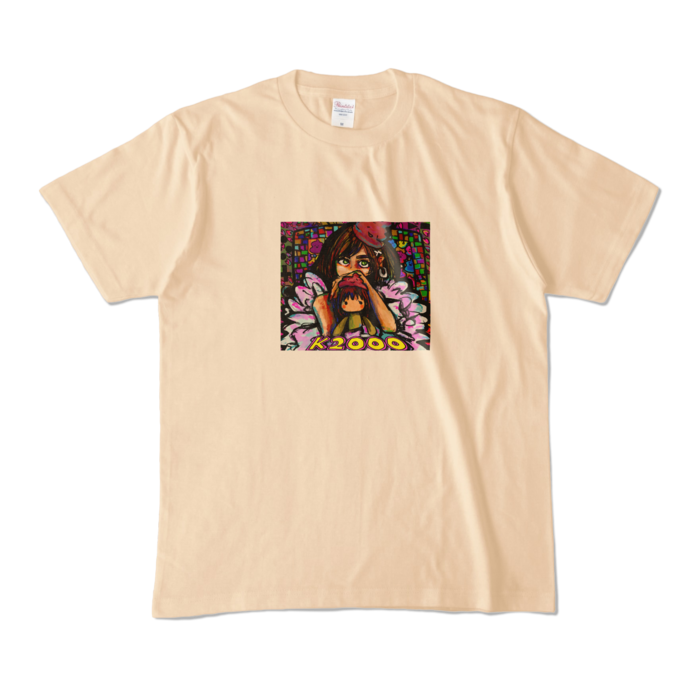 カラーTシャツ - M - ナチュラル (淡色)