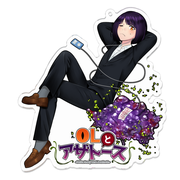 アクリルキーホルダー（コーティング） - 100 x 100 (mm)