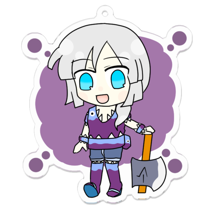 アクリルキーホルダー - 70 x 70 (mm)