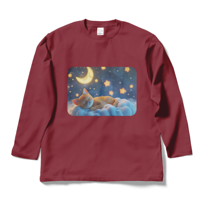 ロングスリーブTシャツ - L - バーガンディ