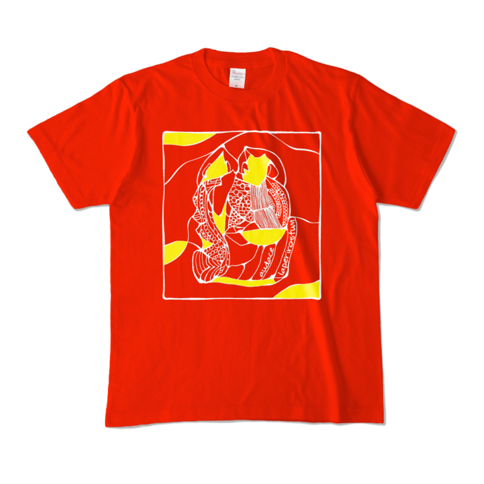 カラーTシャツ - M - レッド (濃色)