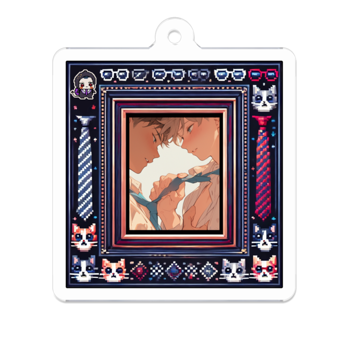 アクリルキーホルダー - 50 x 50 (mm)