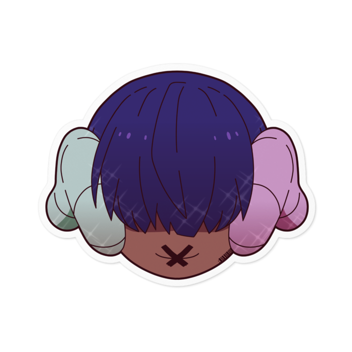 ホワイトステッカー - 100 x 100 (mm)