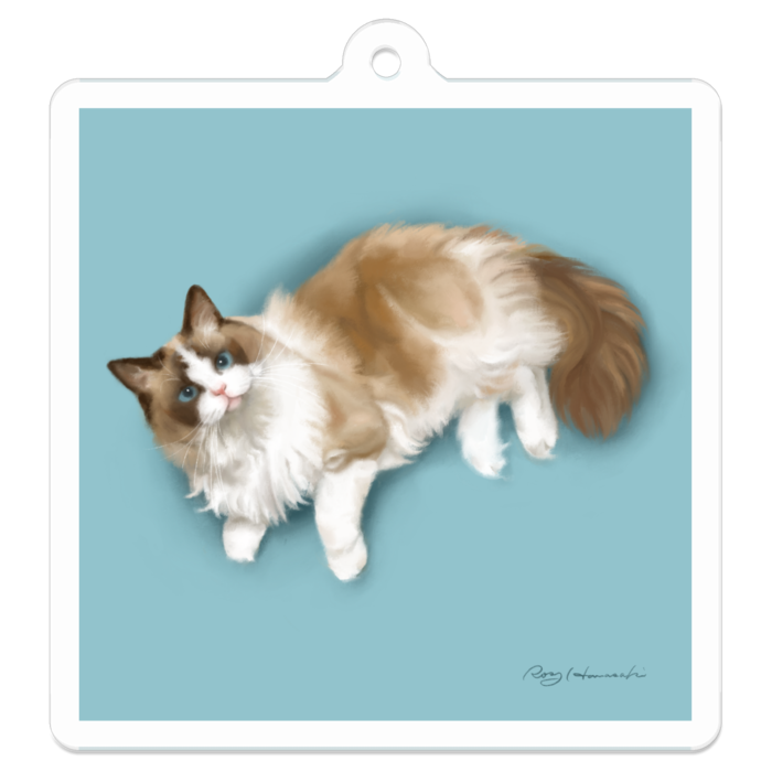 アクリルキーホルダー - 50 x 50 (mm)