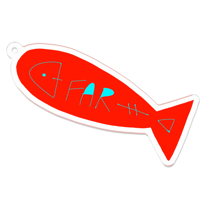 アクリルキーホルダー（コーティング） - 70 x 70 (mm)