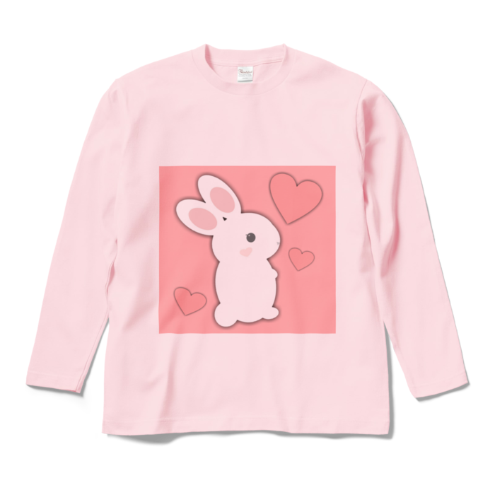 ロングスリーブTシャツ - M - ライトピンク