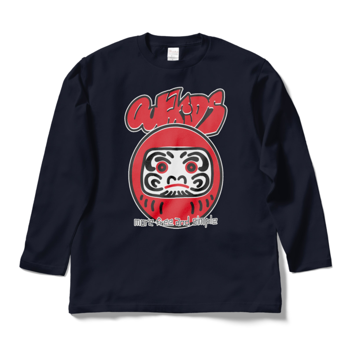 ロングスリーブTシャツ - L - ネイビー