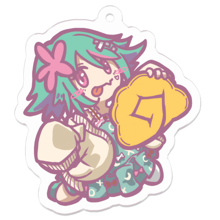 アクリルキーホルダー - 50 x 50 (mm)