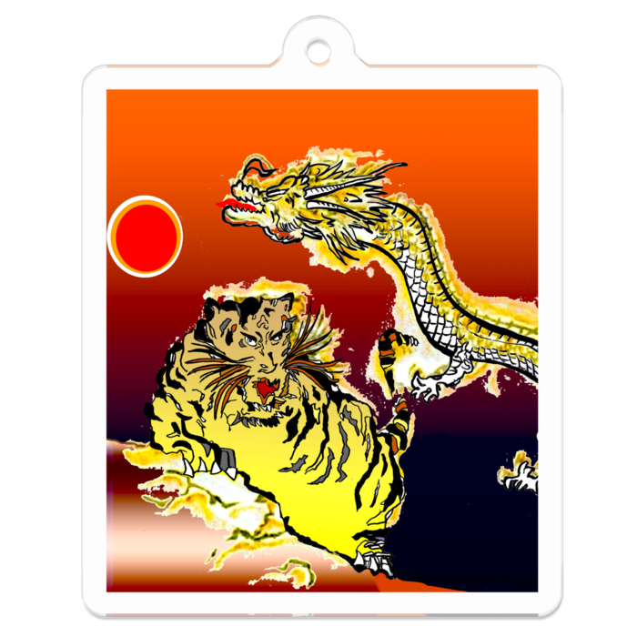 アクリルキーホルダー - 50 x 50 (mm)