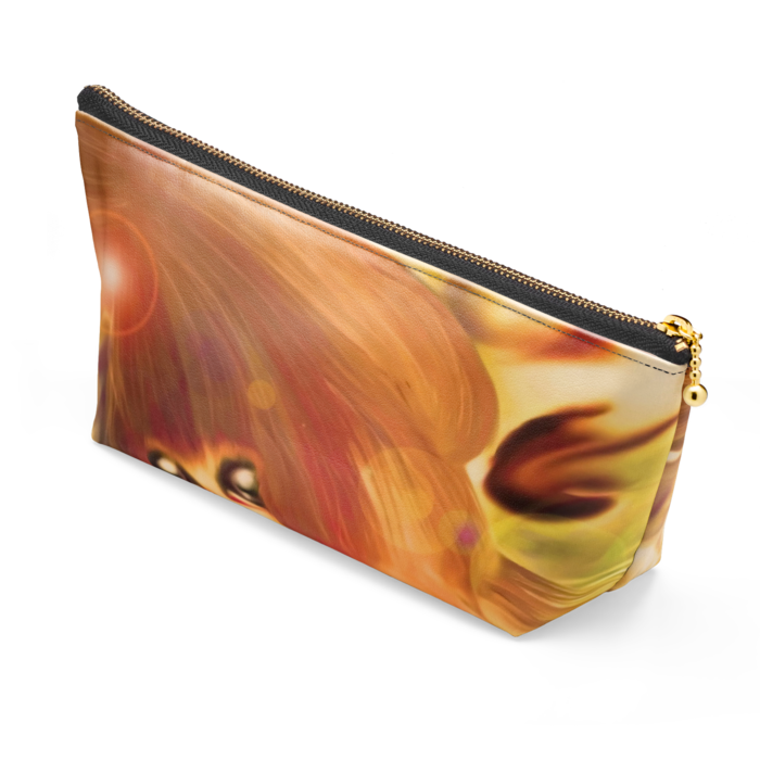 ポーチ - 長さ21.5cm / 高さ10cm - ブラック