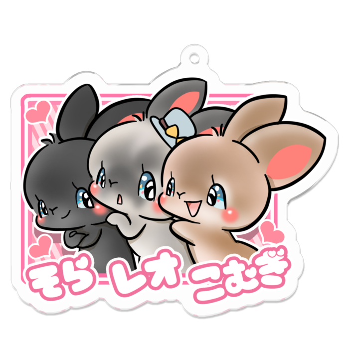 アクリルキーホルダー - 70 x 70 (mm)