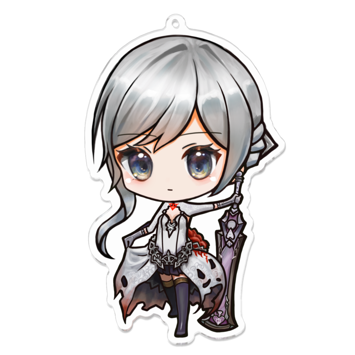 アクリルキーホルダー - 100 x 100 (mm)