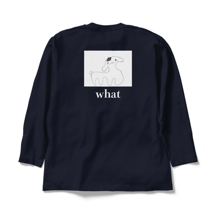 ロングスリーブTシャツ - XL - ネイビー