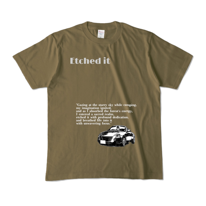 カラーTシャツ - M - オリーブ (濃色)