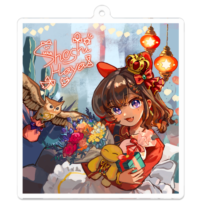 アクリルキーホルダー - 70 x 70 (mm)