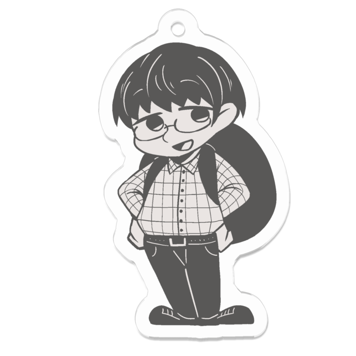 アクリルキーホルダー - 50 x 50 (mm)