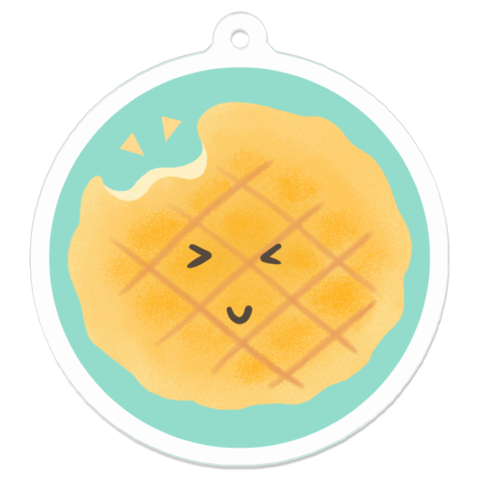 アクリルキーホルダー（コーティング） - 50 x 50 (mm)