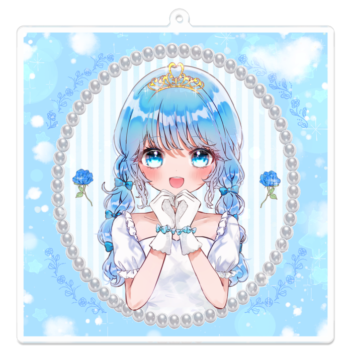 アクリルキーホルダー - 100 x 100 (mm)