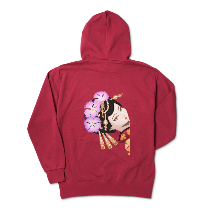 パーカー - XL - バーガンディ