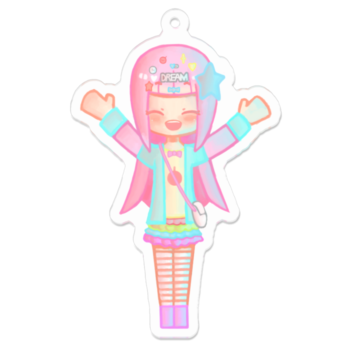 アクリルキーホルダー - 70 x 70 (mm)