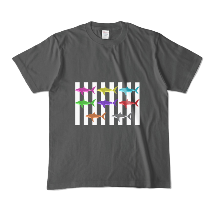 (ホワイト) - M - チャコール (濃色)