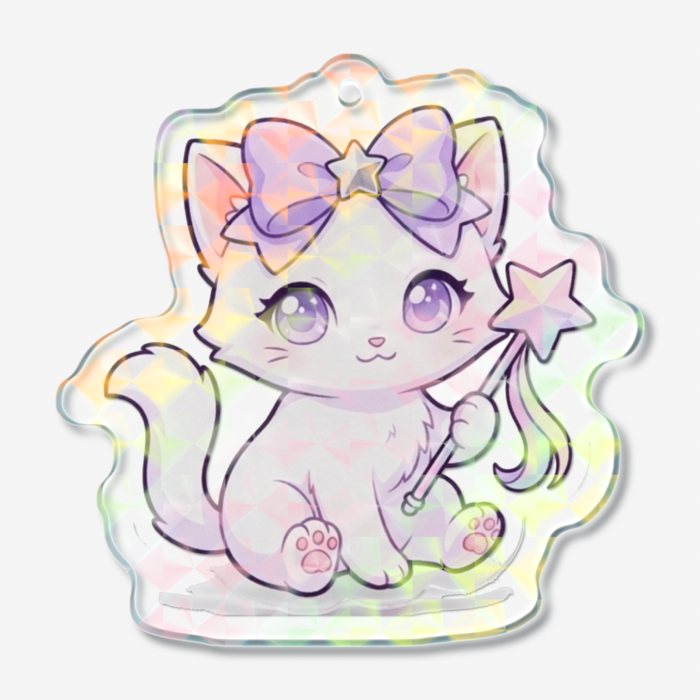 ホログラムアクリルキーホルダー - 50 × 50mm(4)