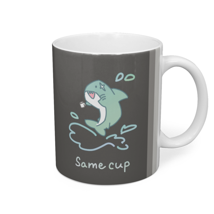 マグカップ - 直径 8 cm / 高さ 9.5 cm 黒