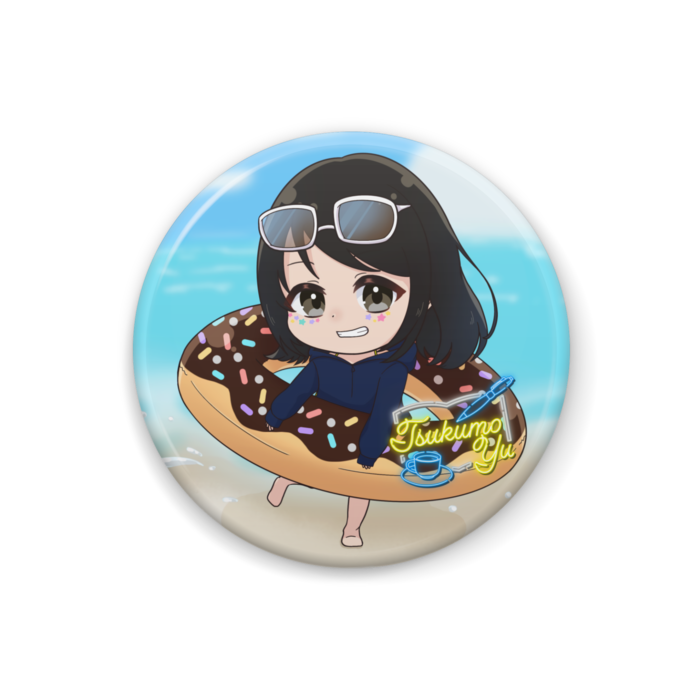 チョコドーナツ / 缶バッジ - 32mm
