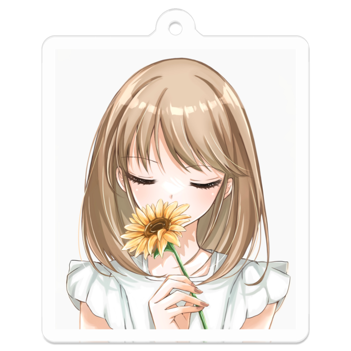 アクリルキーホルダー - 50 x 50 (mm)