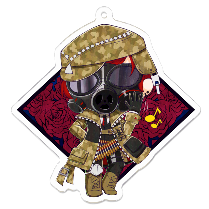 アクリルキーホルダー - 70 x 70 (mm)