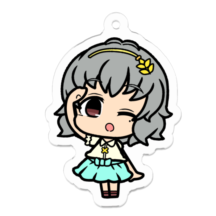 アクリルキーホルダー - 50 x 50 (mm)