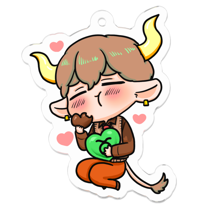 アクリルキーホルダー - 50 x 50 (mm)