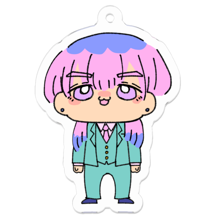 アクリルキーホルダー - 50 x 50 (mm)