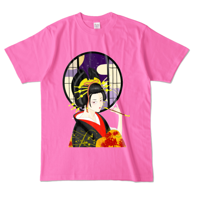 カラーTシャツ - L - ピンク (濃色)