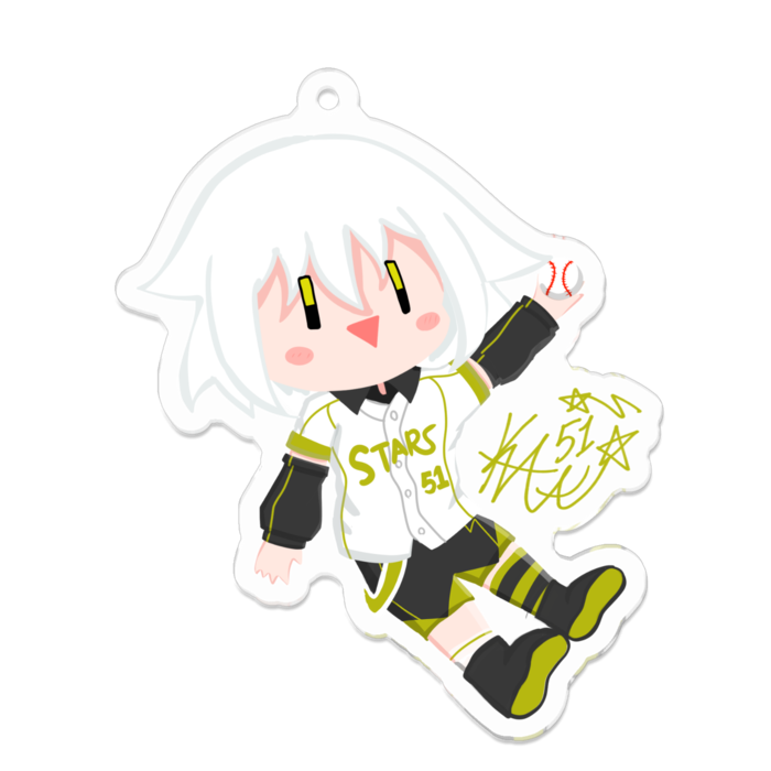 アクリルキーホルダー - 70 x 70 (mm)