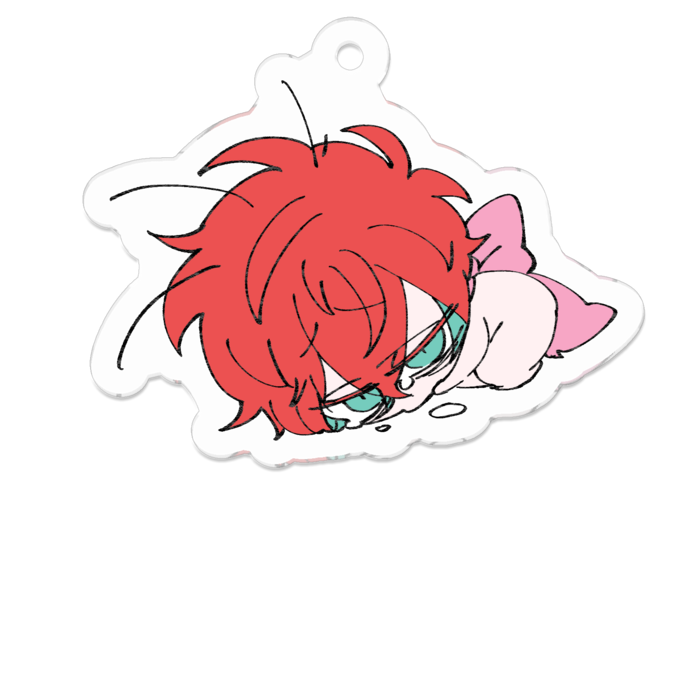 アクリルキーホルダー - 50 x 50 (mm)