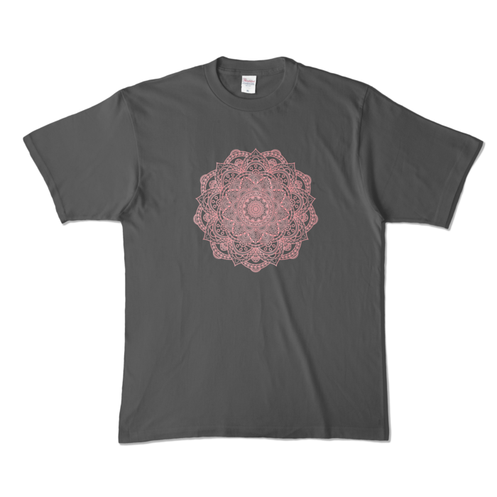 カラーTシャツ(濃色) - XL - 正面 - チャコール