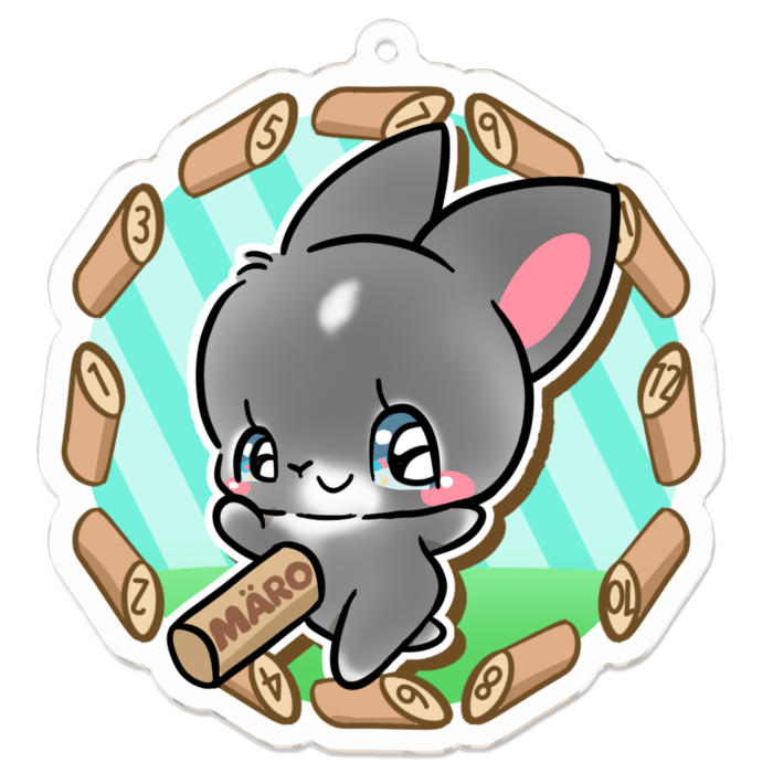 アクリルキーホルダー - 70 x 70 (mm)