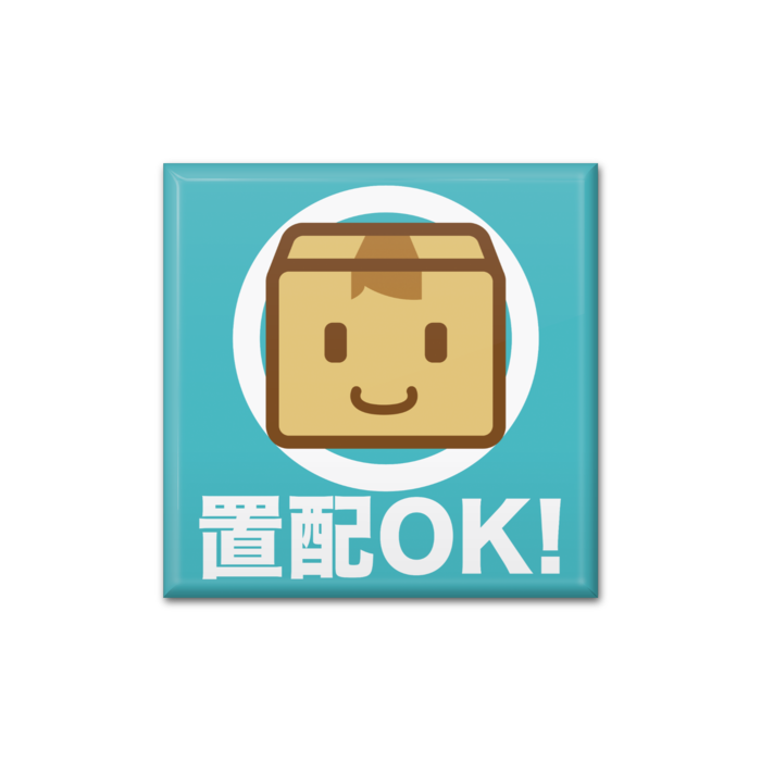 缶バッジ - 四角形40mm