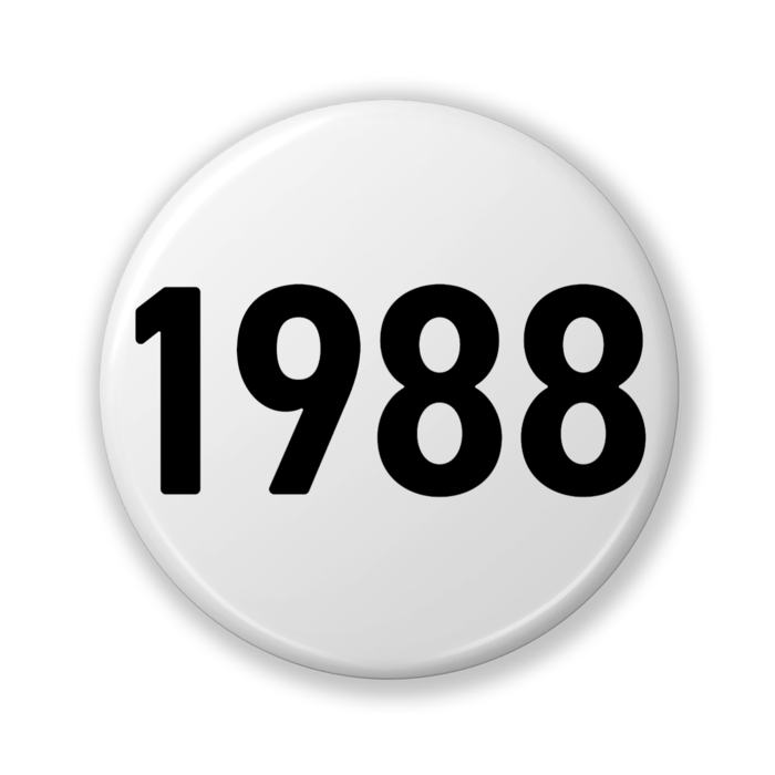 【1988】缶バッジ- 32mm
