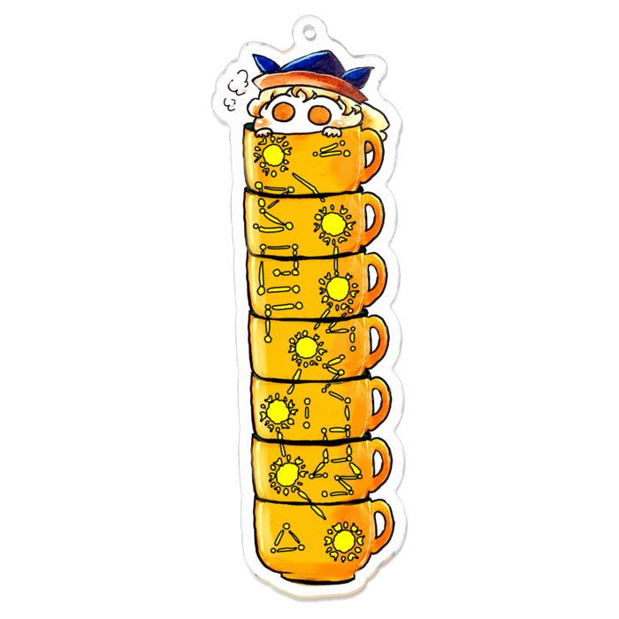 アクリルキーホルダー - 100 x 100 (mm)