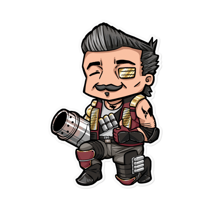 ステッカー - 160 x 160 (mm)