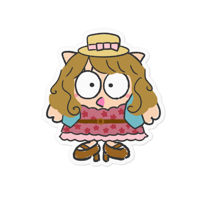 ステッカー - 100 x 100 (mm)