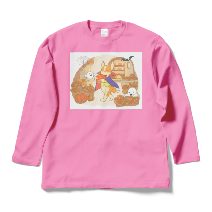 ロングスリーブTシャツ - L - ピンク