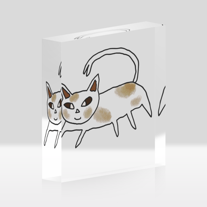 アクリルブロック - 100x100mm