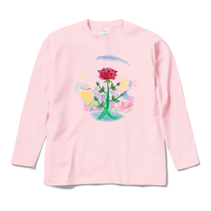 ロングスリーブTシャツ - M - ライトピンク