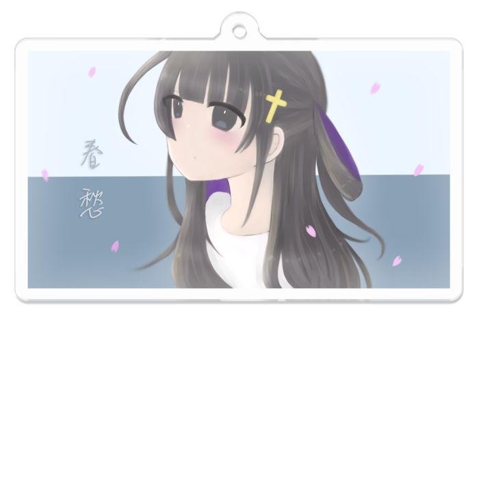 アクリルキーホルダー - 70 x 70 (mm)