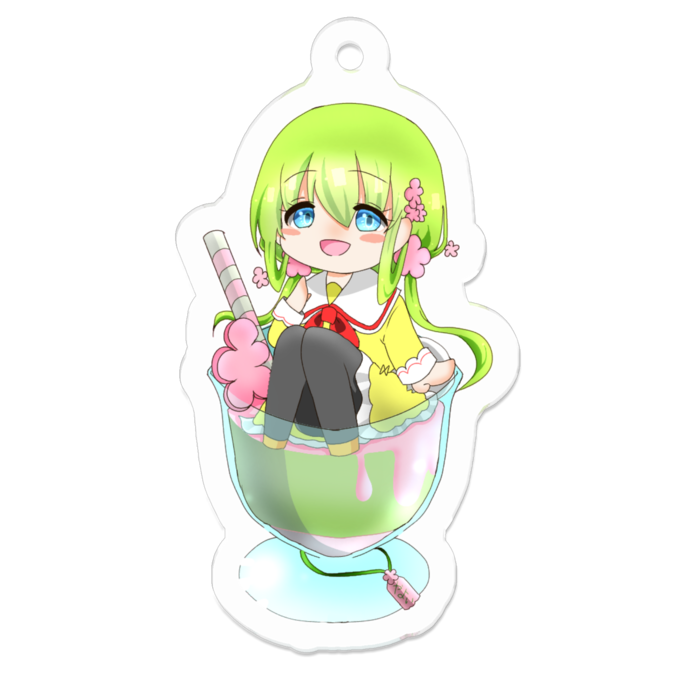 アクリルキーホルダー - 50 x 50 (mm)