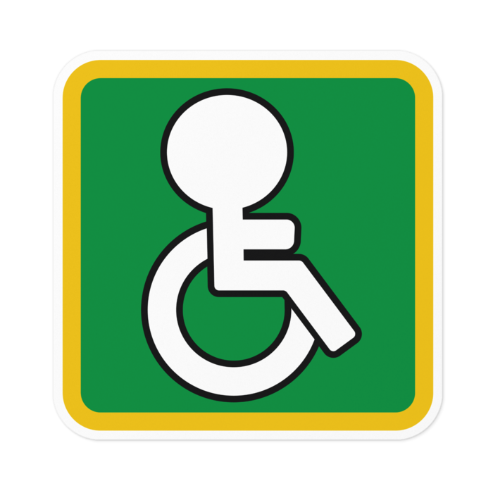 ステッカー - 100 x 100 (mm)