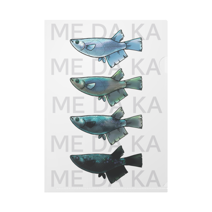 ME DA KA(青)　ー　A4